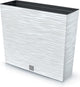 Prosperplast furu case tower - bloempot plantenbak met inzet - voor binnen en buiten - wit