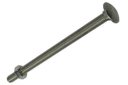 Mack 1019920 - houtbout + moer roestvrijstaal 1 st m8 x 120 mm | 10 stuks - afbeelding 1