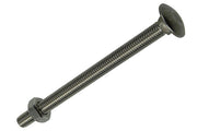 Mack 1019921 - houtbout + moer roestvrijstaal 1 st m10 x 130mm | 10 stuks - afbeelding 1