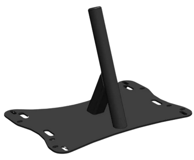 Steco adapter voor voorzitje bakfiets mat zwart