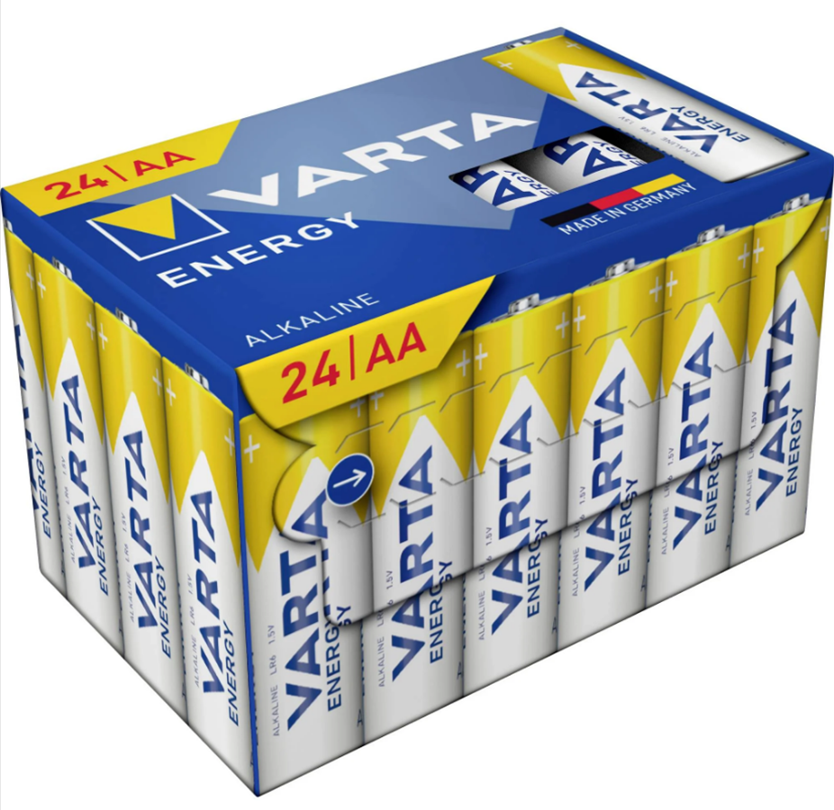 Varta batterij energy aa (penlite) 1.5 v - 24 stuks in doosje