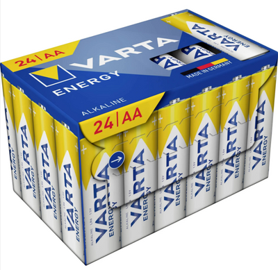 Varta batterij energy aa (penlite) 1.5 v - 24 stuks in doosje