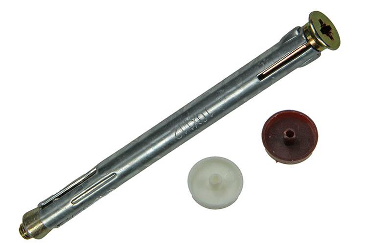Mack 1017919 - metalen kozijnplug staal verzinkt 4 st 10 x 112 mm | 5 stuks