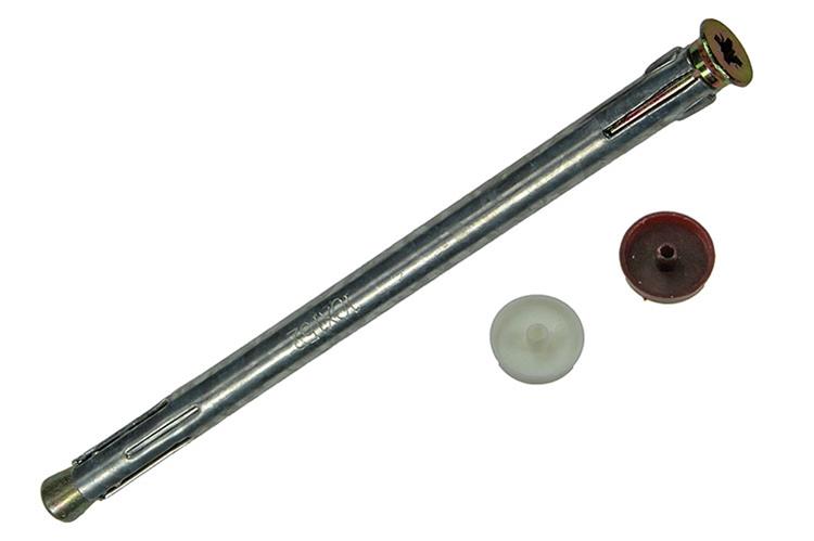 Mack 1017921 - metalen kozijnplug staal verzinkt 4 st 10 x150 mm | 5 stuks