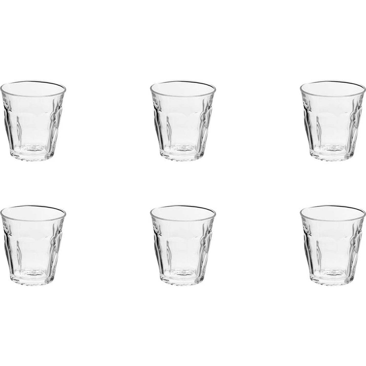 Duralex tumbler picardie 160ml hardglas doos a 6 stuks