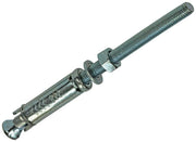 Mack 1019941 - keilbout met draadst. verzinkt2 st m8 x 140 mm | 5 stuks - afbeelding 1