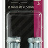 Mack 1019956 - keilbouthuls verzinkt 2 st m8 x 50 mm | 10 stuks