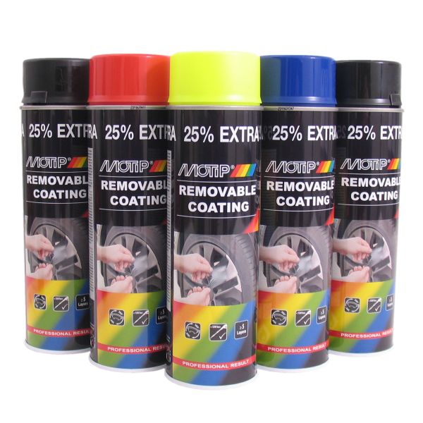 Verwijderbare coating zwart