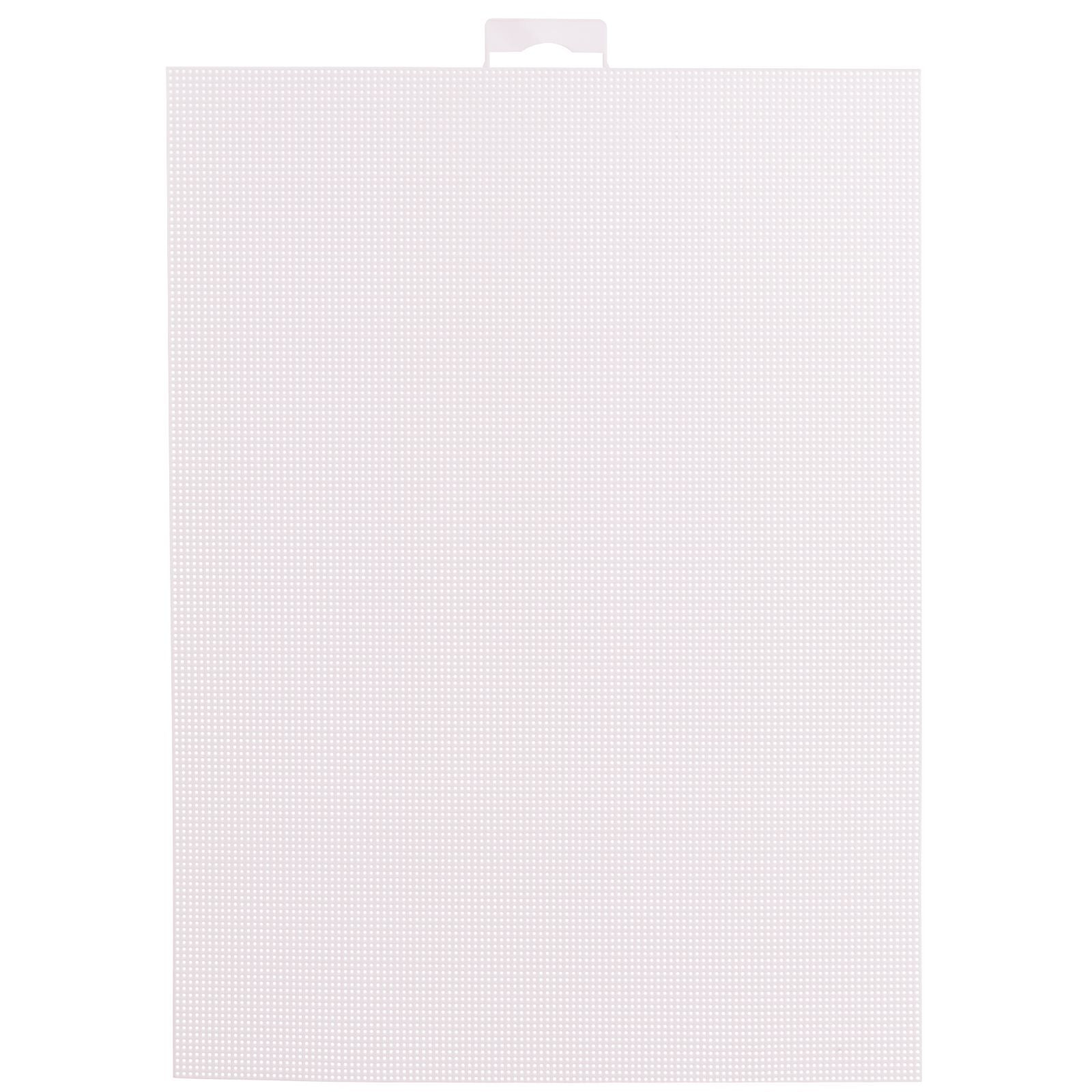 Vaessen creative • plastic stramien 21x28cm 14mesh wit
