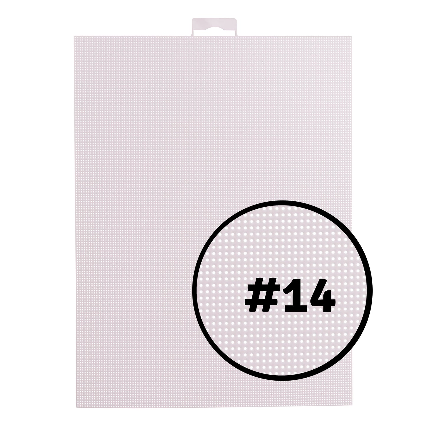 Vaessen creative • plastic stramien 21x28cm 14mesh wit