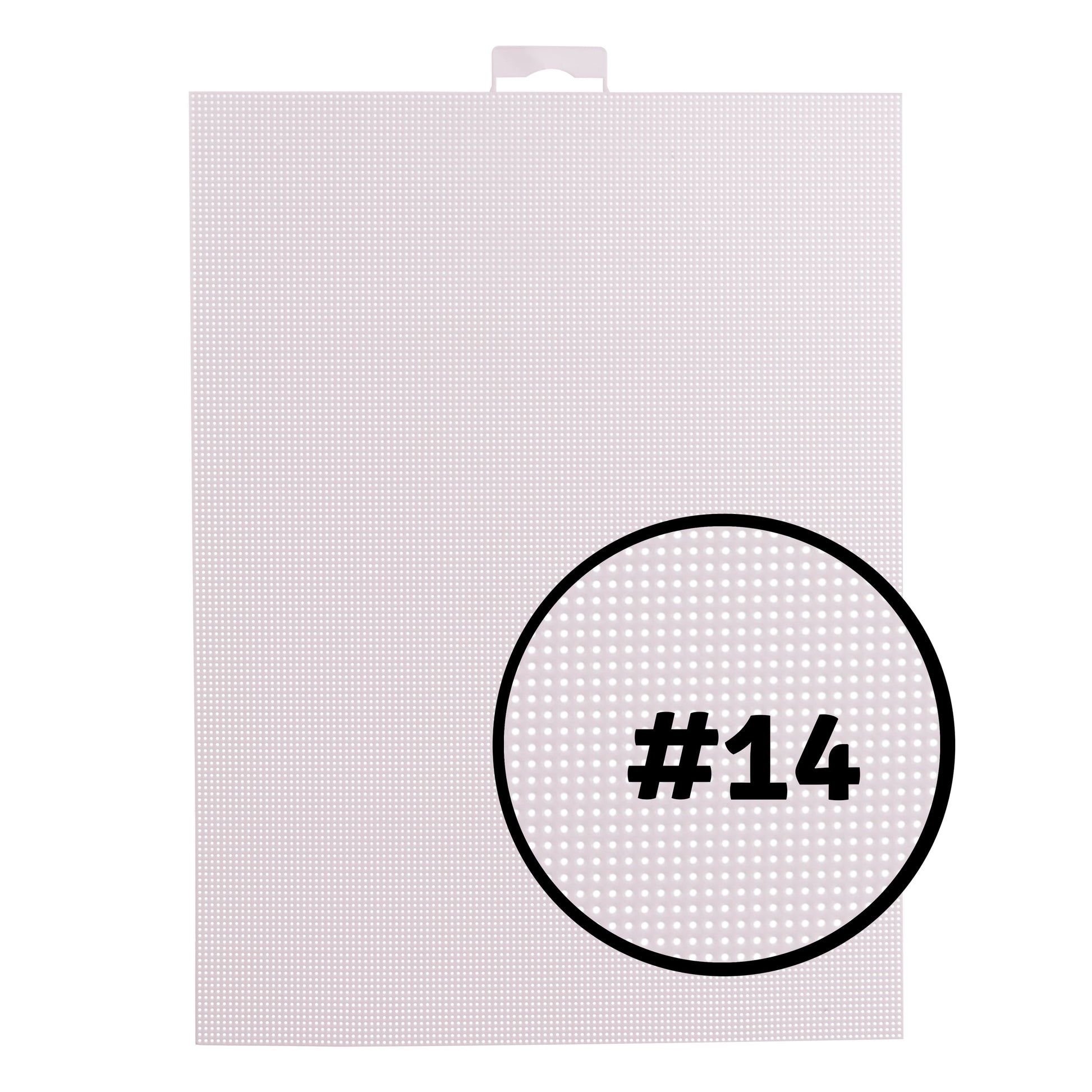 Vaessen creative • plastic stramien 21x28cm 14mesh wit