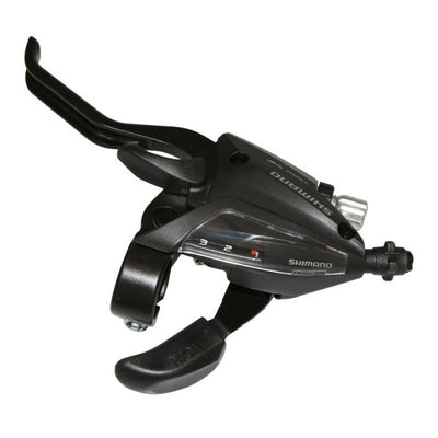 Shimano versteller (links) met remhendel 3 speed st-ef500-4 - 4 vingers - zwart