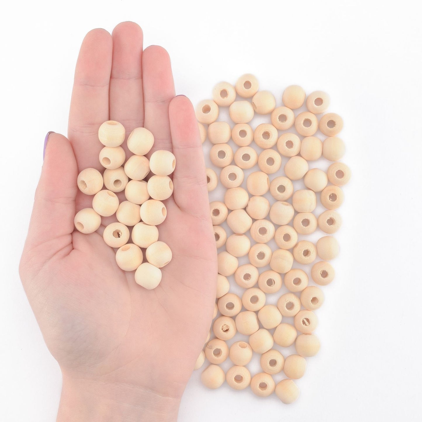 Vaessen creative • houten kralen 12mm 100stuks
