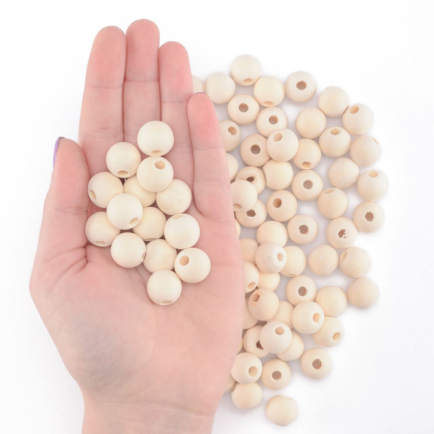 Vaessen creative • houten kralen 15mm 100stuks