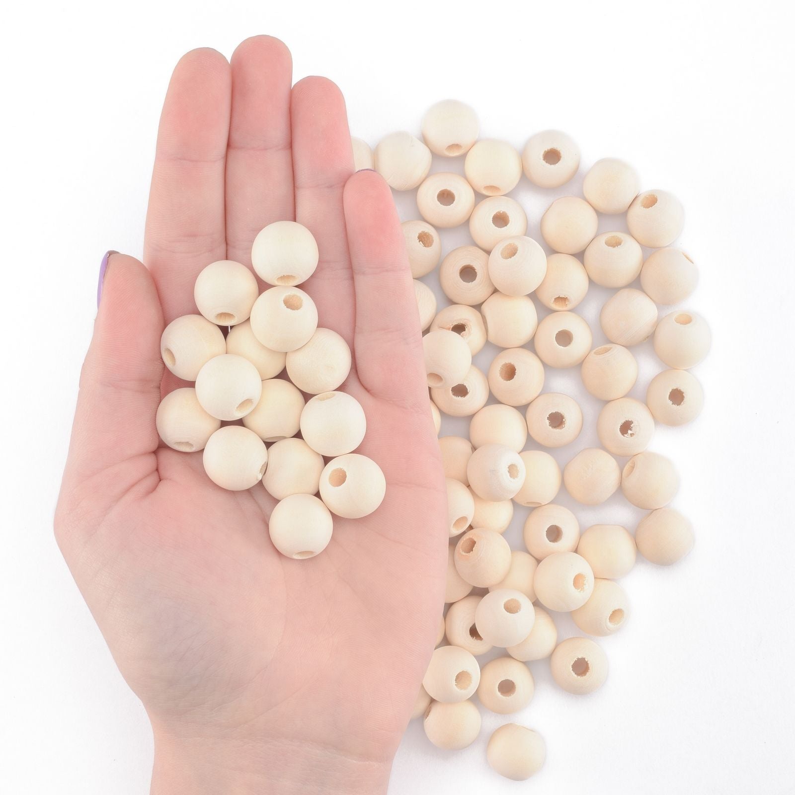 Vaessen creative • houten kralen 15mm 100stuks
