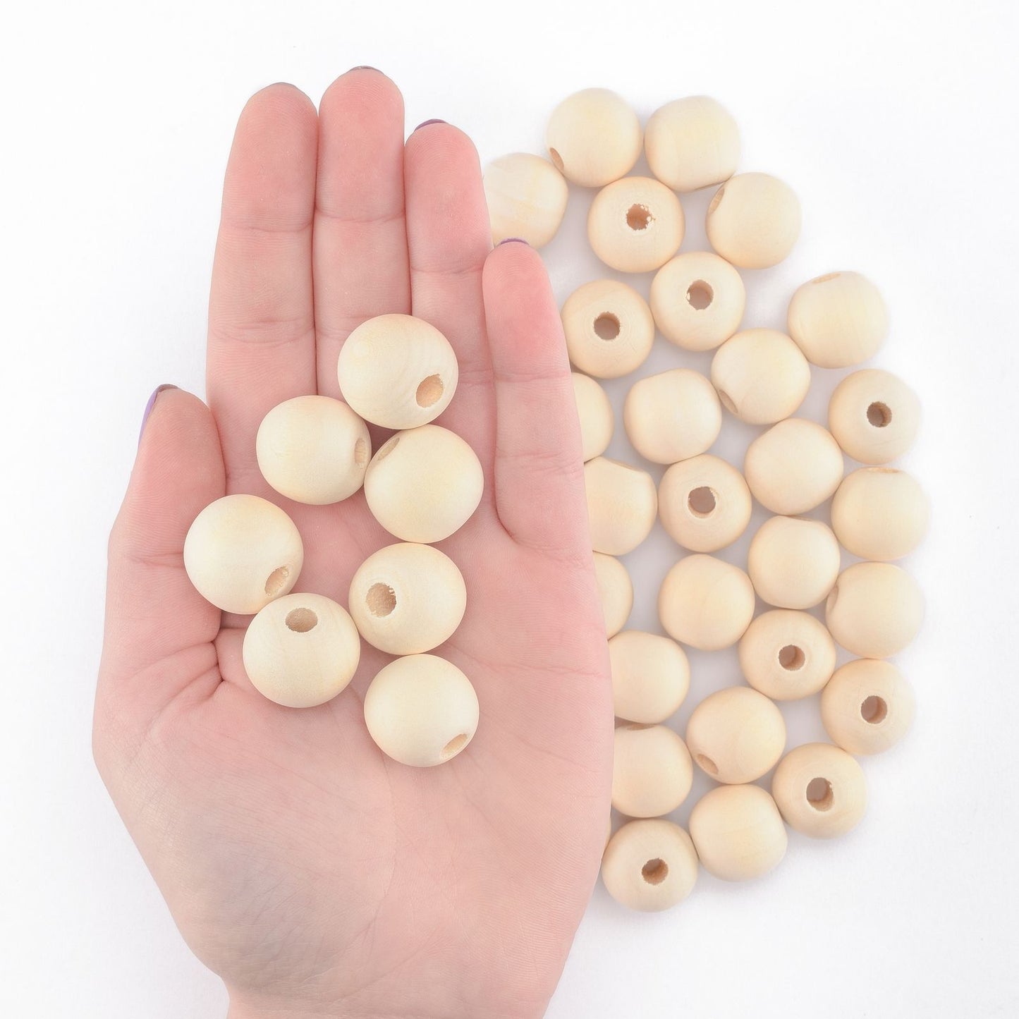 Vaessen creative • houten kralen 20mm 50stuks