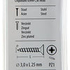 Mack 1017961 - spaanplaatschroef vz kop geelverz 100st 3,0 x 25 mm | 5 stuks