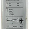 Mack 1017965 - spaanplaatschroef vz kop geelverz. 75st 3,5 x 30 mm | 5 stuks