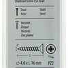 Mack 1017968 - spaanplaatschroef vz kop geelverz. 95st 4,0 x 16 mm | 5 stuks