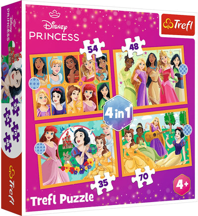 Trefl disney-puzzel 4-in-1