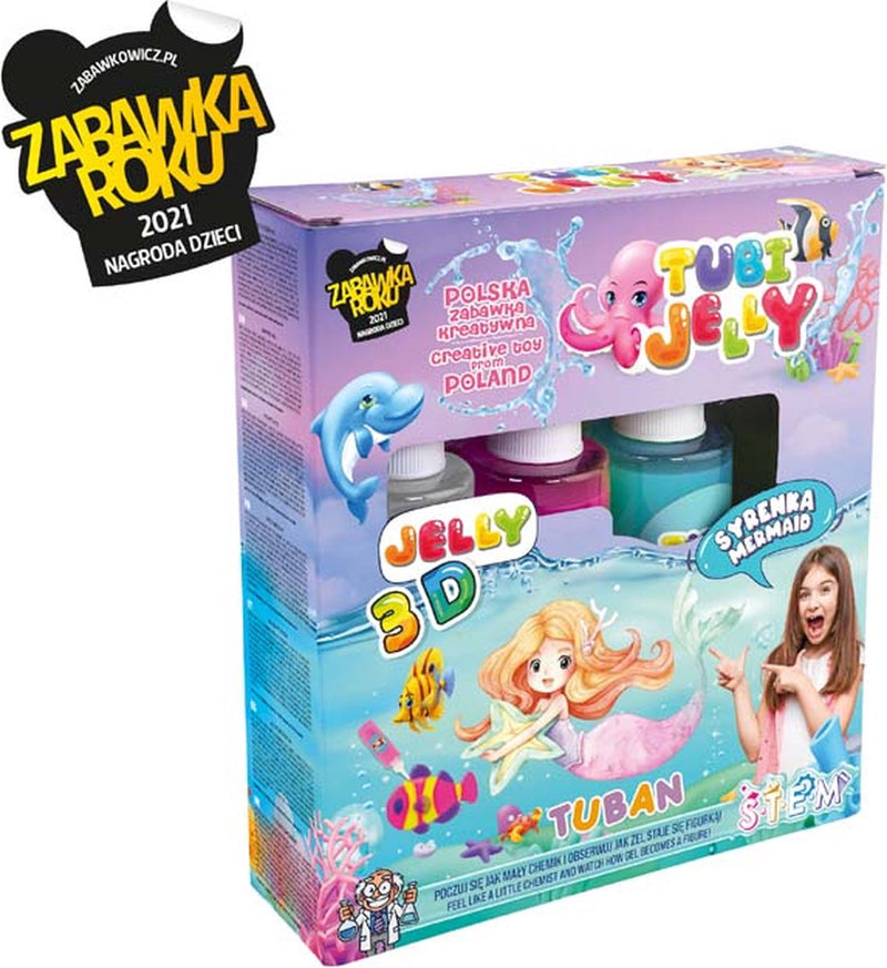 Tuban - tubi jelly set with 3 colors – mermaid