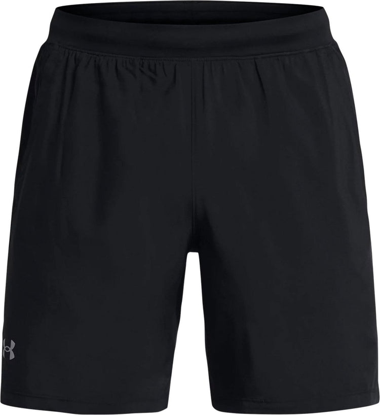 Under armour ua launch 7'' shorts heren sportbroek - zwart - wit