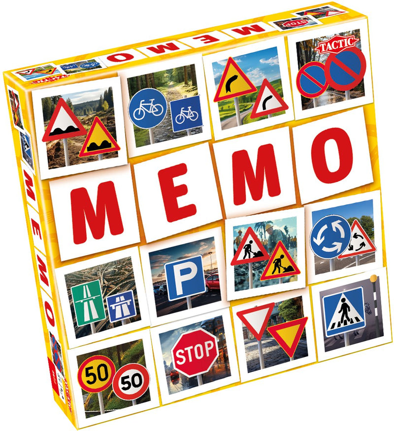 Tactic memory - kaartspel - memo - verkeersborden