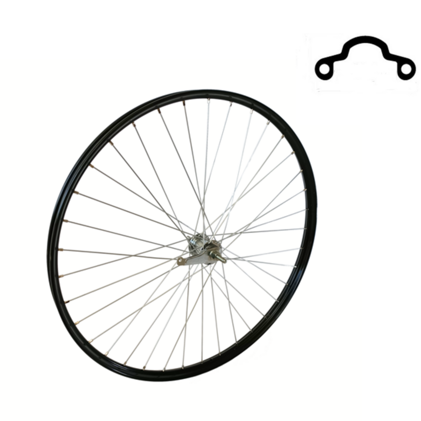 Shimano achterwiel 28 x 1 1 2 inch terugtraprem 36g zwart