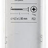 Mack 1017983 - spaanplaatschroef vz kop geelverz. 20st 4,5 x 80 mm | 5 stuks