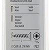 Mack 1017985 - spaanplaatschroef vz kop geelverz. 35st 5,0 x 35 mm | 5 stuks