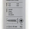 Mack 1017987 - spaanplaatschroef vz kop geelverz. 27st 5,0 x 45 mm | 5 stuks