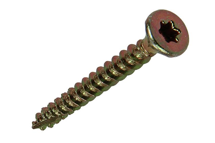 Mack 1018005 - spaanplschr.vzkop-zelfb. geelverz. 75 st 3,5 x 30 mm | 5 stuks