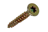 Mack 1018009 - spaanplschr.vzkop-zelfb. geelverz. 70 st 4,0 x 25 mm | 5 stuks - afbeelding 1