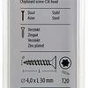 Mack 1018010 - spaanplschr.vzkop-zelfb. geelverz. 65 st 4,0 x 30 mm | 5 stuks