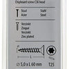 Mack 1018023 - spaanplschr.vzkop-zelfb. geelverz. 20 st 5,0 x 60 mm | 5 stuks