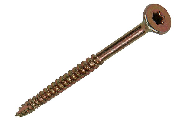 Mack 1018024 - spaanplschr.vzkop-zelfb. geelverz. 16 st 5,0 x 70 mm | 5 stuks