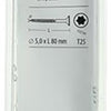 Mack 1018025 - spaanplschr.vzkop-zelfb. geelverz. 20 st 5,0 x 80 mm | 5 stuks