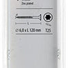 Mack 1018030 - spaanplschr.vzkop-zelfb. geelverz. 12 st 6,0 x 120 mm | 5 stuks