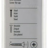 Mack 1018034 - schroef met kopboring staal verz. 30 st 4,5 x 40 mm | 5 stuks
