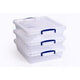 Opbergbox met deksel really useful boxes 10.5ccb-pk3 10.5 l transparant