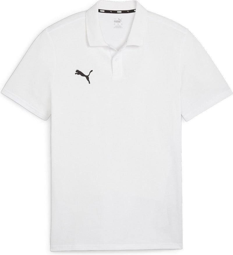 Puma teamgoal casuals polo heren sportshirt - white- black