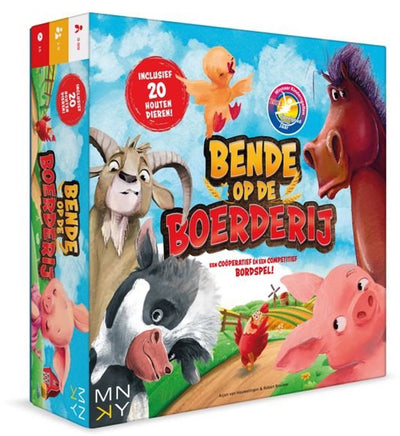 Mnky entertainment bende op de boerderij-bordspel. 3+