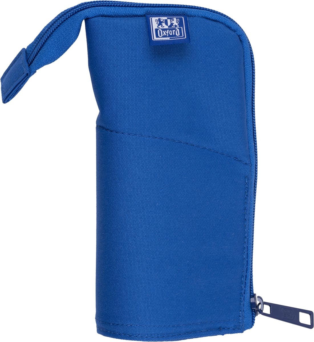 Oxford stand-up pennenetui blauw