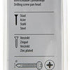 Mack 1018086 - zelfborende schroef cylkop verz 55st 4,8 x 25 mm | 5 stuks