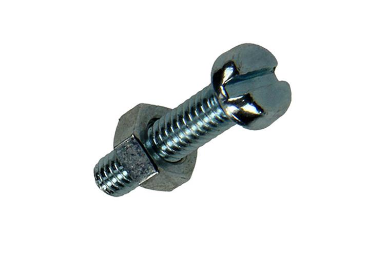 Mack 1018090 - metaalschroef cyl. kop + moer verz. 60 st m4 x 16 mm | 5 stuks