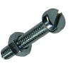 Mack 1018091 - metaalschroef cyl. kop + moer verz. 55 st m4 x 20 mm | 5 stuks
