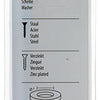 Mack 1018115 - sluitring staal verzinkt 200 st 5,3 x 10 mm | 10 stuks