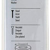 Mack 1018120 - sluitring staal verzinkt 30 st 13 x 24 mm | 5 stuks