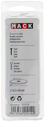 Mack 1018126 - carrosserie sluitring verzinkt40 st 6,5 x 30 mm | 5 stuks - afbeelding 3