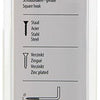 Mack 1018142 - schroefduim staal verzinkt 50 st 3,0 x 30 mm | 5 stuks